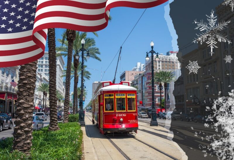 Does it snow in New Orleans? SnowCovered Bourbon Street? Trover